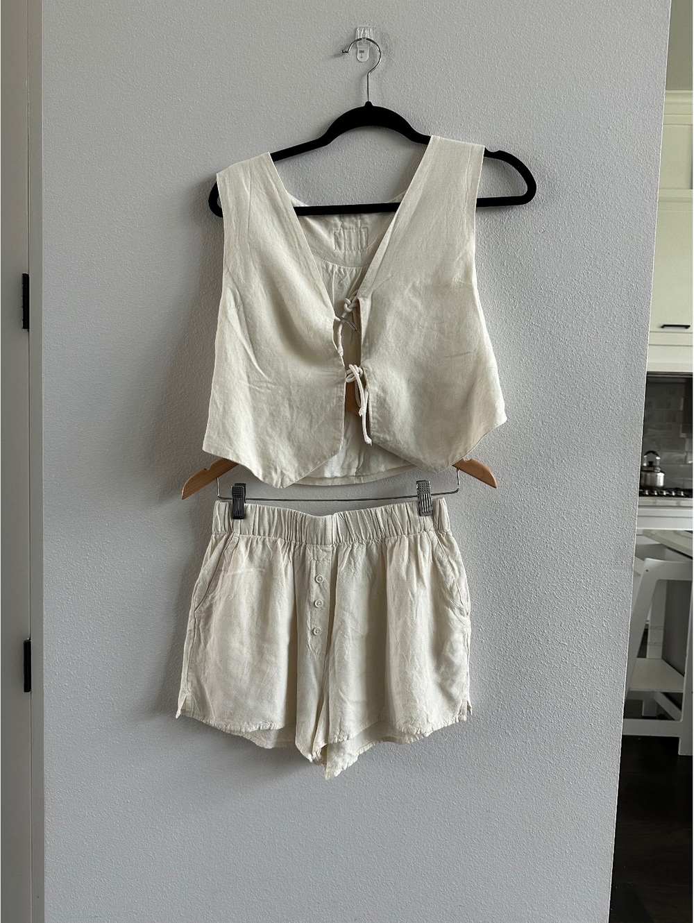 Daily Drills Linen Resort Set  Size XS /S
